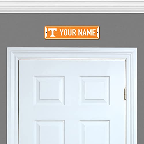 Rico Industries PZMWS180101 Ncaa Tennessee Volunteers Primary Personalized Metal Street Sign 4 Inch X 15 Inch Home Décor thumb #3