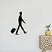 Produktbild wandaufkleber 3d Wandtattoo Wohnzimmer Airport Station Travel Shop Taschen Sticker für Wohnzimmer Schlafzimmer