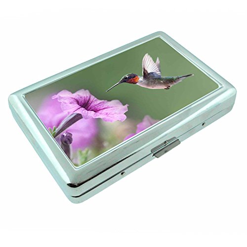 Cigarette Case Hummingbird S4 Smoking Silver Metal Wallet Id Holder 4 X 2.75 Bird Cigarette Case Hummingbird S4 Smoking Silver Metal Wallet Id Holder 4" X 2.75" Bird