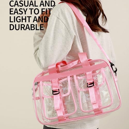 Transparent PVC Travel Gym Storage Bag Large Capacity Water Resistant Practical For Sports Equipment Sports Gears Outdoo3