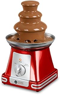Wicked GIZMOS Belgian Chocolate Fountain Fondue Stainless Steel 3 Tier Electric Machine - Hot Melting Pot Base - 3 Adjustable Settings | 500ml Capacity | Energy Efficient