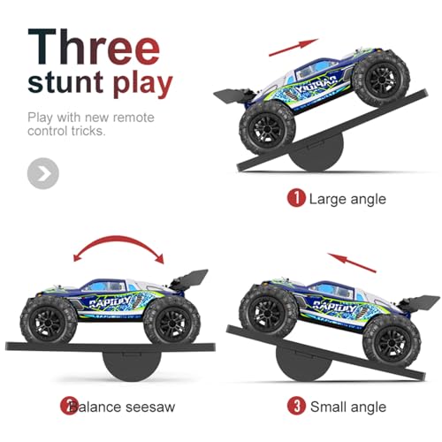 Hobby Fans RC Car Jump Ramp RC Car Takeoff Board RC Stunt Playset for 1/8 1/10 1/12 1/14 1/16 RC Crawler Car Accessories - Thumbnail 2