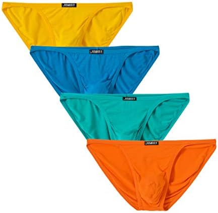 JINSHI Bikini Briefs Men Underwear Comfortable Sexy String Underpants