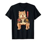 Tatuaggi tradizionali giapponesi su disegno American Bully dell'artista Vincent Trinidad.