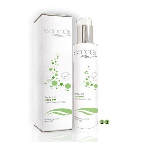 saneo2 Pure Gel Nettoyant régulateur 200 ml désincruste les pores et purifie le teint