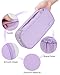 YOKUMA Cute Pencil Case for Girls, Large Pencil Pouch, Zipper Pencil Box, Aesthetic Pen Bag School Supplies for Student Teen College Adults, Lilac