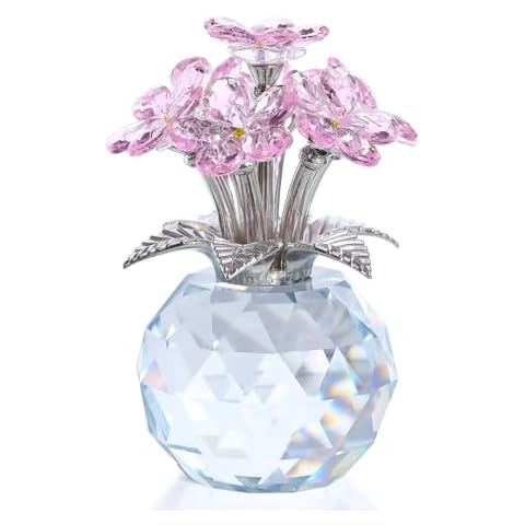 Movdyka Crystal Forget-Me-Not Bouquet Figurine Cover