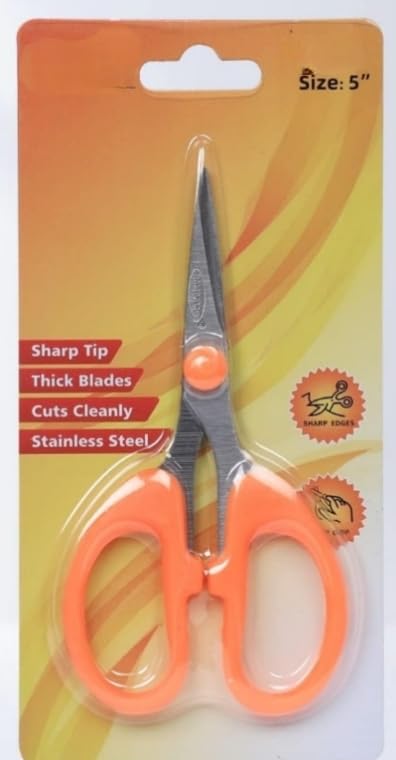 DASNATH-Multipurpose Stainless Steel Scissors, Small Size for Moustache, Nose Hair, Kitchen Use, BUY ONE GET ONE FREE Pack of 2.-image-43