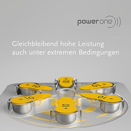 Image of Power One Size 10 Zinc Air Hearing Aid Batteries (60 batteries)