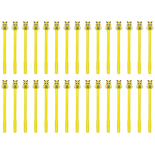 30 bolígrafos gel abejas tinta negra 0.5 mm