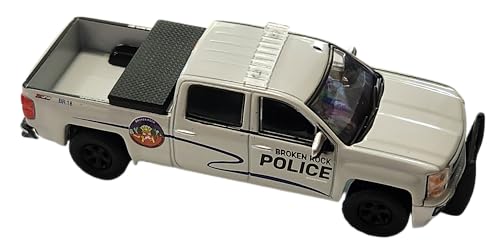Greenlight 2014 Chevy Silverado Policía 1:64 Coleccionable miniatura 4