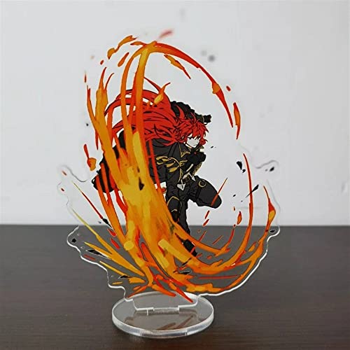Anime Genshin Figura Impacto Scaramouche Hu Tao Thao Vetsuwan Xiao Suporte Acrílico Modelo Placa Dec