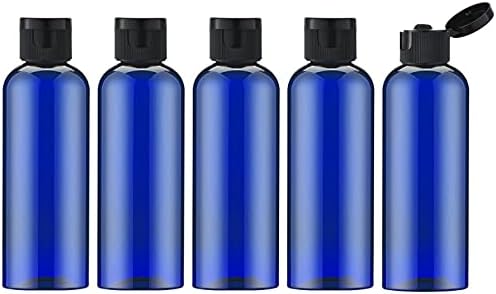 Frascos de viagem LISAPACK para produtos de higiene, 100 mL, plástico, Pacote com 5