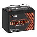 12V 100Ah BCI Group 24 LiFePO4 Battery, Built in 100A BMS, Max. 15000 Deep Cycle Lithium Rechargeable Battery for RV, Trolling Motor, Camping, Marine, Solar, Home Energy Storage