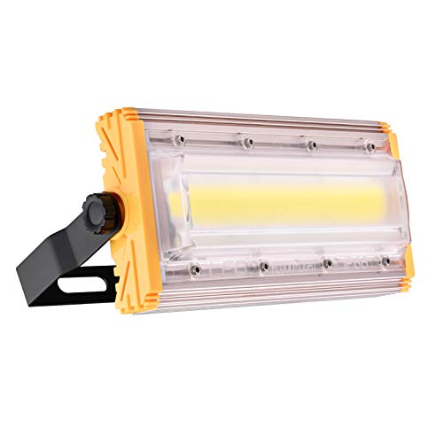 LED-Flutlicht für den Außenbereich, 50 W Sicherheitslicht, IP65 wasserdicht, LED-Außenstrahler, 5000 Lumen, 6000 K-6500 K kaltweiße Außenwandleuchte für Garten, Hinterhof, Parkplatz, Türen Cover