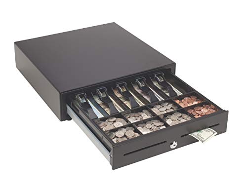 MMF Industries VAL-u LINE Electronic Cash Drawer with USB, Android Compatible, 5 Bill/8 Coin Till, Mid-Size, 16" x 16"