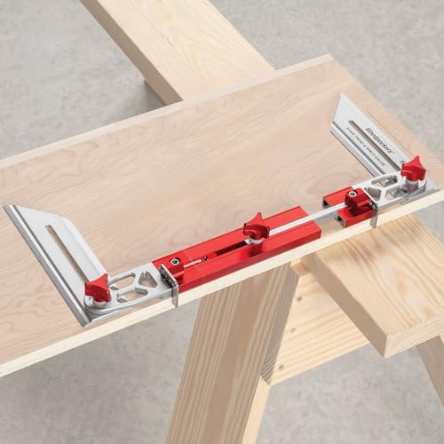 Woodpeckers Stair Tread Template + Shelf Measuring Jig, Adjustable Template