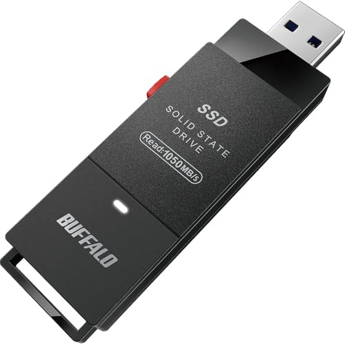 Buffalo - 新品　960GB  ポータブルSSD 外付けSSD　バッファロー SSD-PE2.0U4-SA : 外付けSSD : MiniStation SSD | バッファロー
