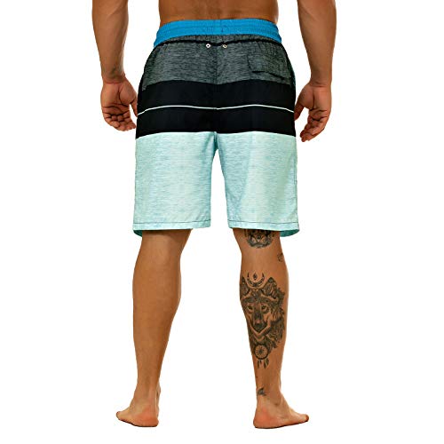 Image of KAILUA SURF Mens Swim Trunks Long, Quick Dry Mens Boardshorts, 9 Inches Inseam Mens Bathing Suits with Mesh Lining