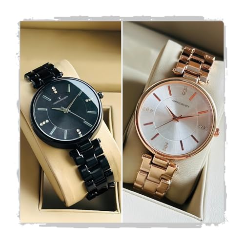 Image of AMERICANVIBER DRW00101C Premium Watch Combo for All Occasions ? Fancy & Elegant Design, Stylish Gift Set Analog Watch - for Women