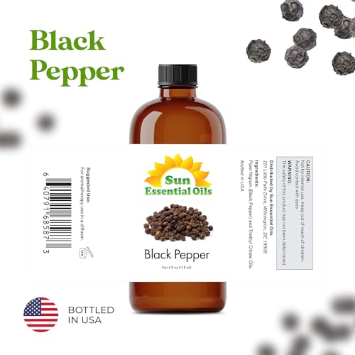 Aceite esencial de pimienta negra 4oz para aromaterapia miniatura 2