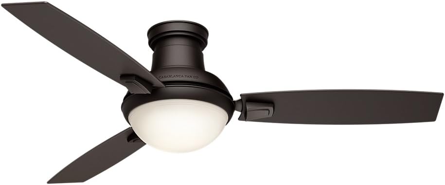 Uр Tо 40% оƒƒ Casablanca Indoor/Outdoor Ceiling Fan with LED Light and Remote Control - Verse 54 inch, Maiden Bronze, 59159