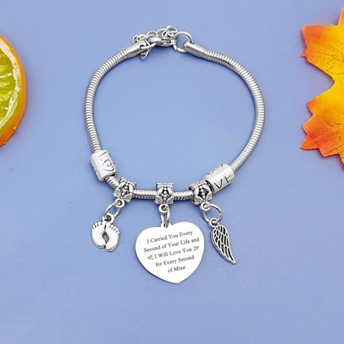 Infant Loss Memorial Gift for Mother Memorial Bangle Sympathy Gifts for Infant Loss Miscarriage Jewelry Memorial Gifts for Loss of Baby Remembrance Bangle Gifts for Women4
