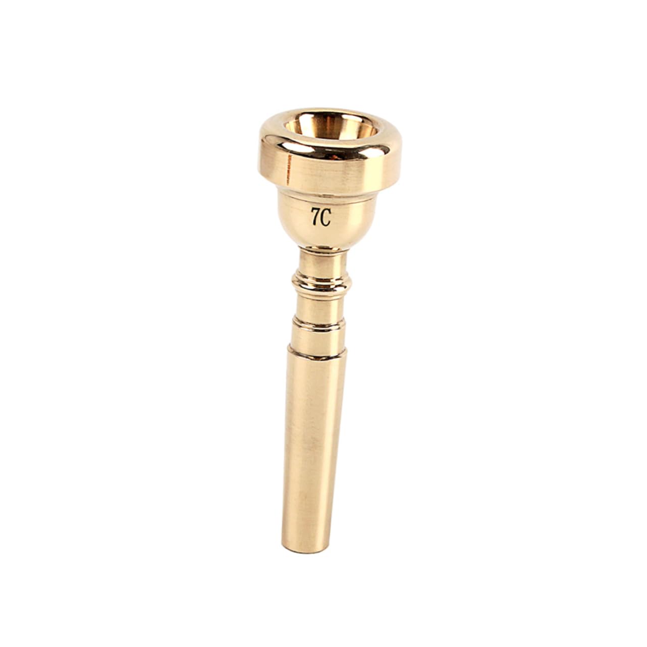 ibasenice Gold Plated Trumpet Mouthpiece Shape C519 Big Mouth Number One Professional Trumpet Nozzle