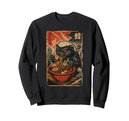 Honey Badger Spicy Ramen Series Funny Kawaii Ukiyo Novelty �g���[�i�[