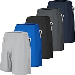 5 Pack Black, Dark Grey, Light Grey, Navy, Blue