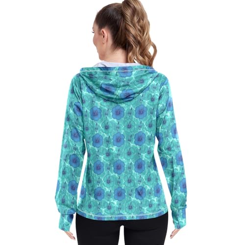 Camiseta solar de mujer para evitar quemaduras con cremallera cómoda 4