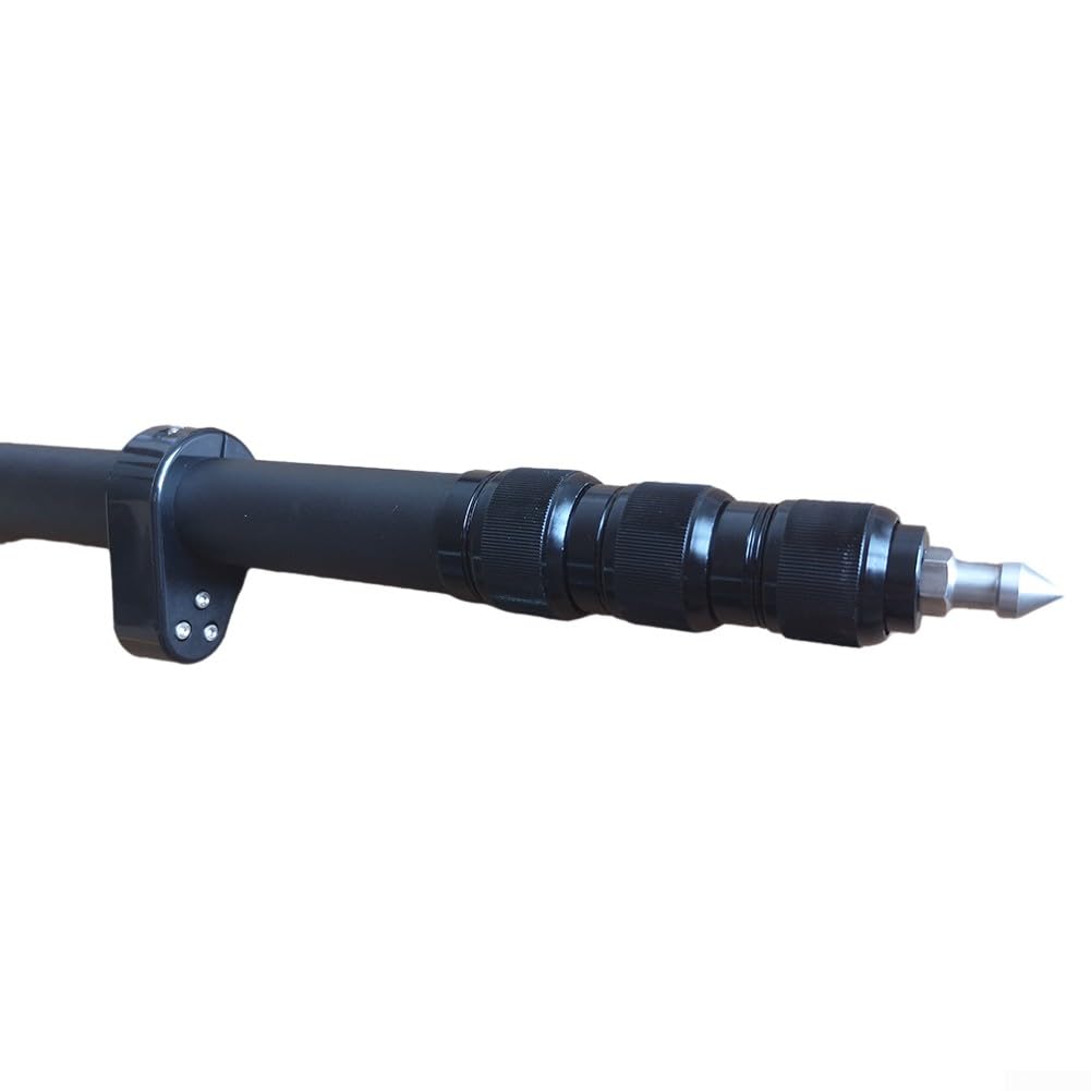 Canne télescopique en aluminium + tige GPS RTK de 50 à 150 cm de haute qualité pour des mesures précises, GPS