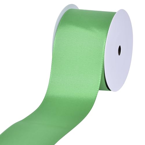 YAMA Green Grosgrain Ribbon 2 Inch Continuous 10 Yards