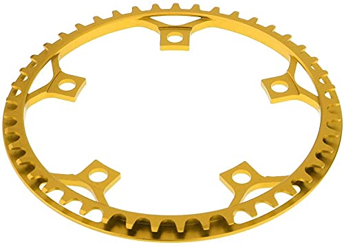 Plateau Vélo Route BCD 130 Mm - 45T 47T 53T 56T 58T Aluminium Elliptique, Protection Genou - Pour Vélos Pliants, BMX, VTT - Couleurs Au Choix