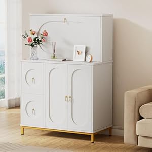 Generisch Weißer Multifunktions-Sekretär 150x100cm