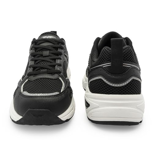 Image of Red Tape Men's Sneakers Grey Green Mesh Pu Round Toe Lace-Up
