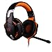 Produktbild G2000 Stereo Gaming Headset / Ohr Kopfhörer mit Mikrofon, für Xbox One, Bass Over-Ear Kopfhörer mit Mikrofon, LED-Leuchten und Lautstärkeregler für Laptop Notebook Desktop Computer Gamer (Orange)
