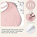 Susurration Lätzchen Baby Musselin Halstuch Baby Weiche Verstellbare Quadratische Sabberlätzchen 6 pack für Unisex Mädchen & Jungen (Rosa)