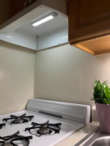 Image of Magnetic LED Cabinet Lighting, Blue, Pack of 20 Round and Rectangular Lights