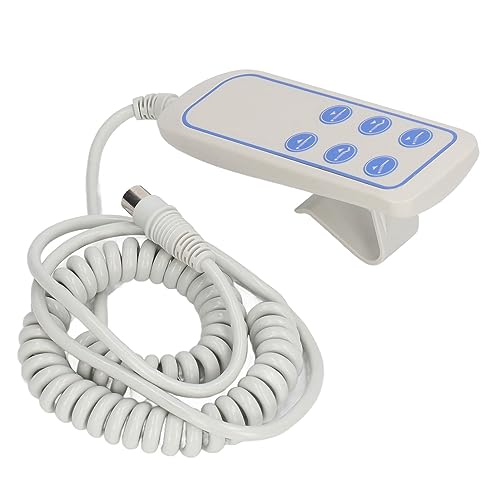 Yosoo Health Gear Control de cama elevadora para silla reclinable, control remoto eléctrico, control manual de PVC IP66, resistente al desgaste, 8 pines, piezas de repuesto con diseño de gancho
