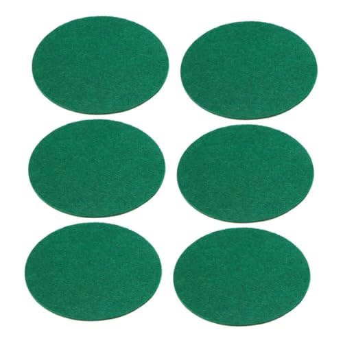 BESPORTBLE 6pcs Self Adhesive Green Paddles Replacement Kit for Air Hockey Mallets Enhance Performance Striking Efficiency for Home Entertainment Parties Easy to Apply for All Ages