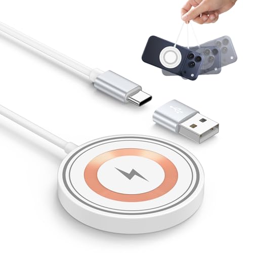 for iPhone Magsafe Charger for iPhone 17 16 15 14 13 12 Series &amp; AirPods 4