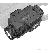 Amazon.com: DEFENTAC Pistol Light and Red Laser Combo | Adjustable
