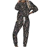 MYSLC Conjunto de pijama para mujer, traje de entrenamiento de Rottweiler, para perros, negro, mujeres, pijama, ropa de dormir, traje de dos piezas, traje deportivo, yoga, atuendo multicolor, M