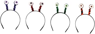BESPORTBLE 4Piezas Diadema De Halloween Con Ojos Sangrientos De Accesorios Para Disfraces Para Fiestas y Cosplay y Cómodo Colores