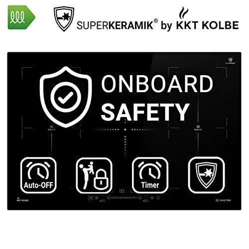 Autarkes Herdset: 60cm Einbaubackofen EB8313ED + 77cm Induktionskochfeld IND7705FZ / Pizzafunktion/Grill/Umluft/Heißluft… – Bild 5