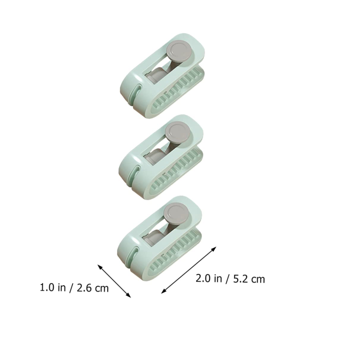 Bettlaken- und Bettdeckenklammern, 2 Sets Bettdecken-Clips, Quilt-Fixierer, Knopfhalter, Decken-Befestiger, grün, rosa(Green)