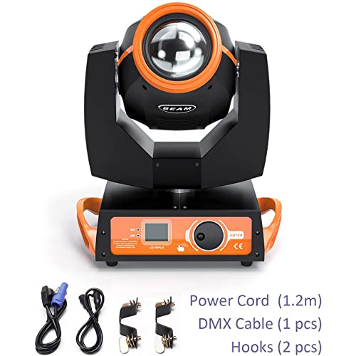7R 230W Beam Sharpy Moving Head Light, 17 Gobos Rgbw Stage Lights, 14 Colors Dj Lights 16Ch Dmx512 Sound Control For Wedding Stage Club Party Christmas (2 Packs) #TOP6