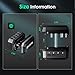 AINIRO Biometric Gun Trigger Lock - Advanced Fingerprint Gun Lock for Pistols Rifles Shotguns, World's First Quick Release Combination Trigger Lock for Handguns with Display Stand, Fits Most Firearms