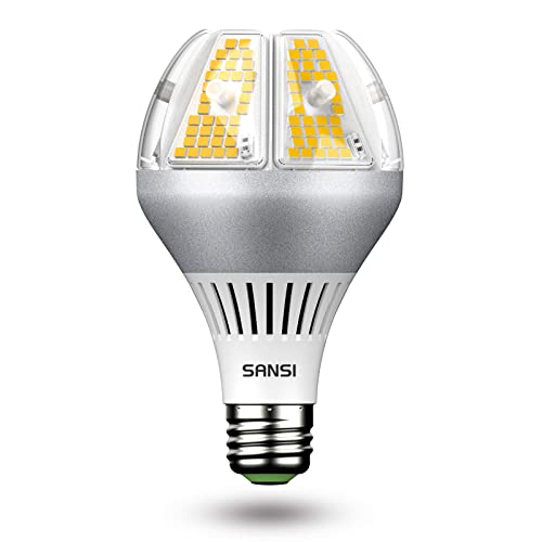 SANSI 6500 Lumens A21 LED Light Bulb, Bright 450W Equivalent E26 LED Bulb, 5000K Daylight Non-Dimmable 25,000-Hour Lifetime Safe 35W Bulb for Home Workspace 5000k Daylight 35 Watts
